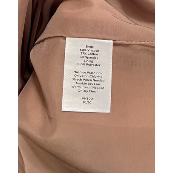 Talbots Pleated A-line Skirt Women's Sz 4 Chocolate Brown Gold Floral Career - Picture 6 of 6